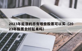 2023年能涨的币有哪些股票可以买（2023年股票会好起来吗）