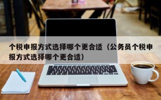 个税申报方式选择哪个更合适（公务员个税申报方式选择哪个更合适）