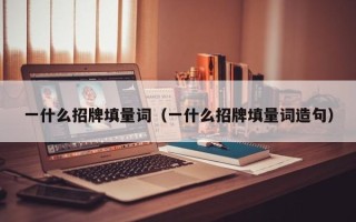 一什么招牌填量词（一什么招牌填量词造句）