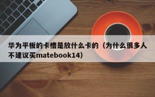 华为平板的卡槽是放什么卡的（为什么很多人不建议买matebook14）