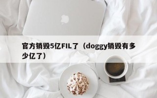 官方销毁5亿FIL了（doggy销毁有多少亿了）