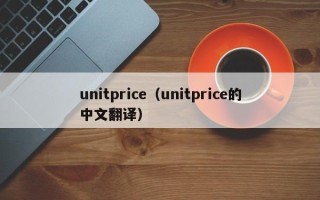 unitprice（unitprice的中文翻译）