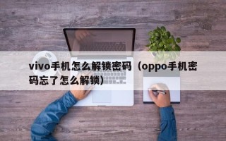 vivo手机怎么解锁密码（oppo手机密码忘了怎么解锁）