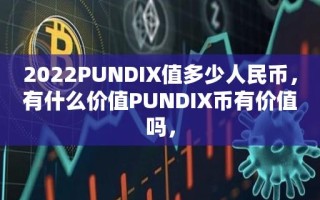 2022PUNDIX值多少人民币，有什么价值PUNDIX币有价值吗，