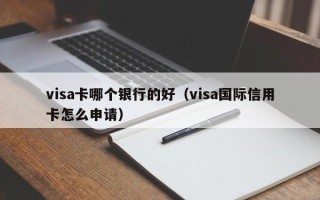 visa卡哪个银行的好（visa国际信用卡怎么申请）