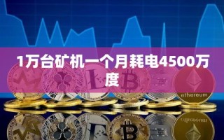 1万台矿机一个月耗电4500万度