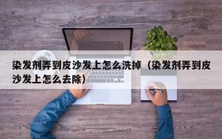 染发剂弄到皮沙发上怎么洗掉（染发剂弄到皮沙发上怎么去除）