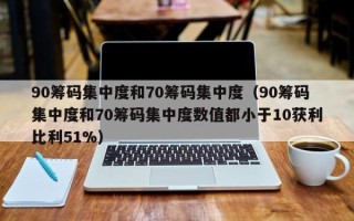 90筹码集中度和70筹码集中度（90筹码集中度和70筹码集中度数值都小于10获利比利51%）