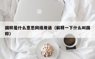 国粹是什么意思网络用语（解释一下什么叫国粹）