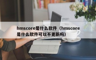 hmscore是什么软件（hmscore是什么软件可以不更新吗）