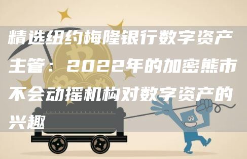 精选纽约梅隆银行数字资产主管：2022年的加密熊市不会动摇机构对数字资产的兴趣-第1张图片-昕阳网