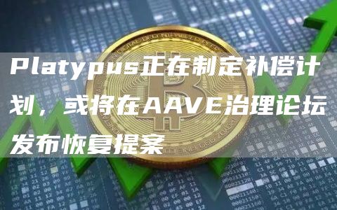 Platypus正在制定补偿计划，或将在AAVE治理论坛发布恢复提案-第1张图片-昕阳网