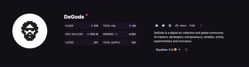 比特币NFT火热 DeGods将在BTC链上复活535个已销毁NFT-第3张图片-昕阳网