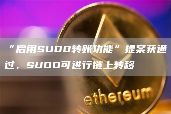 “启用SUDO转账功能”提案获通过，SUDO可进行链上转移-第1张图片-昕阳网