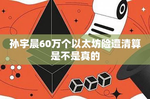 孙宇晨60万个以太坊险遭清算是不是真的-第1张图片-昕阳网