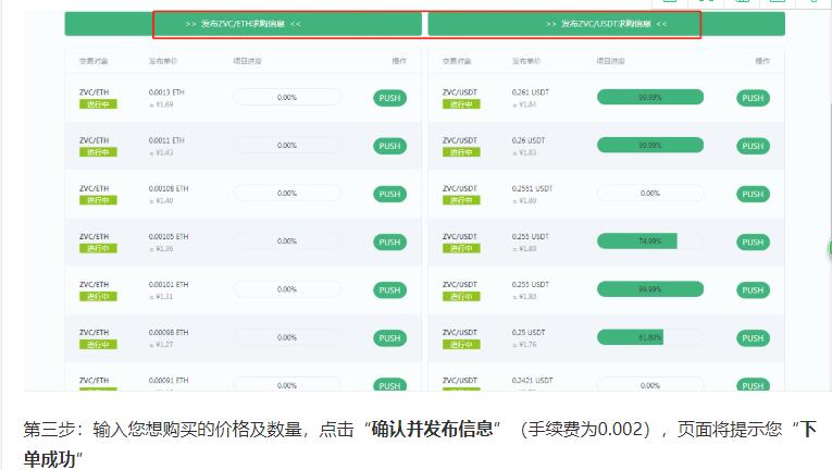 2022如何使用抹茶买卖所的PUSH功能，2022点对点买卖教程-第2张图片-昕阳网