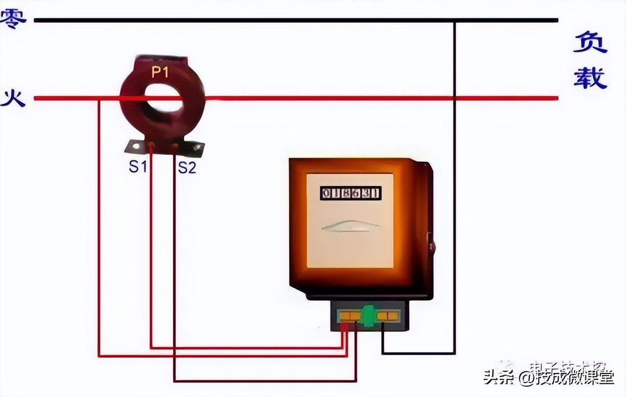 单相电表接线图（家用220v电表接线图）-第6张图片-昕阳网