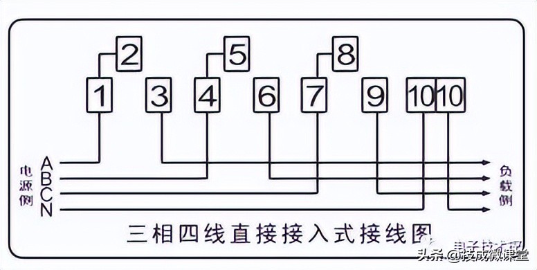 单相电表接线图（家用220v电表接线图）-第20张图片-昕阳网