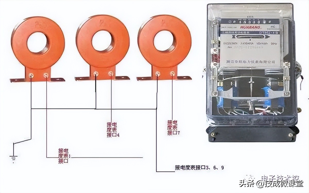 单相电表接线图（家用220v电表接线图）-第23张图片-昕阳网