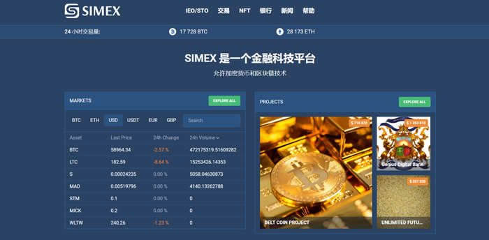 2022区块链Simex介绍交易所-Simex交易所好不好--第1张图片-昕阳网