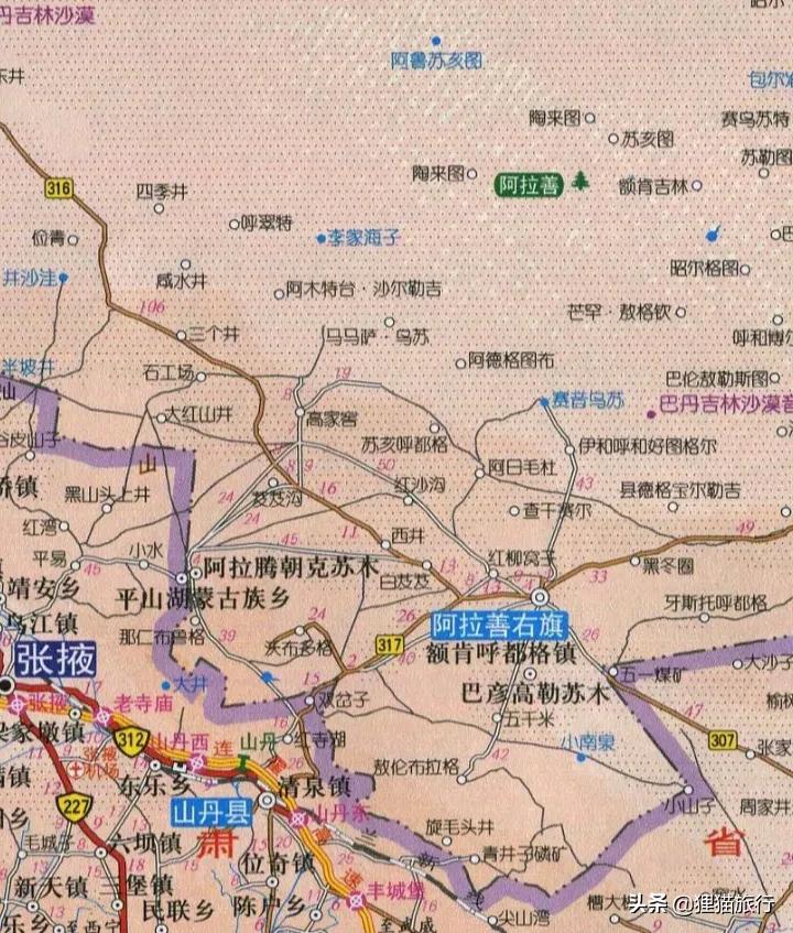 阿拉善左旗属于哪个市（内蒙古阿拉善盟地图）-第5张图片-昕阳网