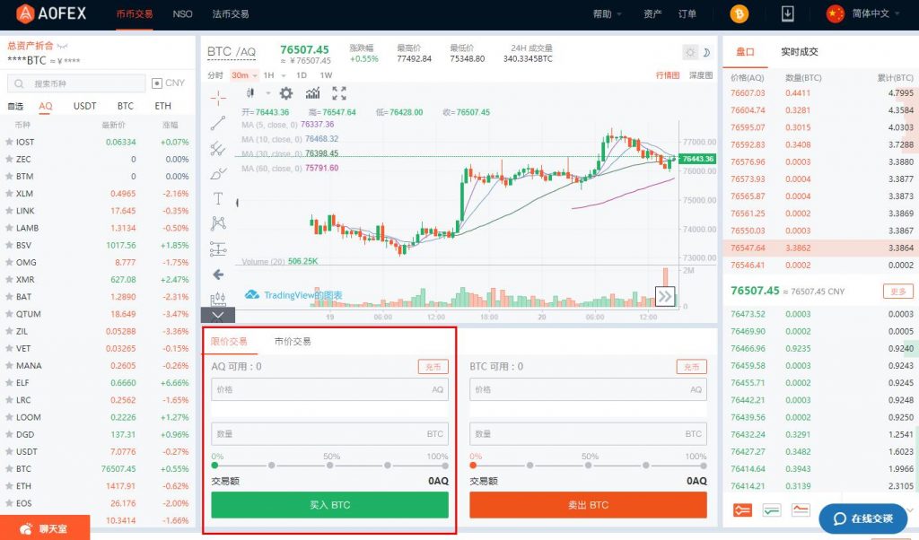 2022AOFEX买卖所买卖交易币，2022币币买卖教程-第8张图片-昕阳网