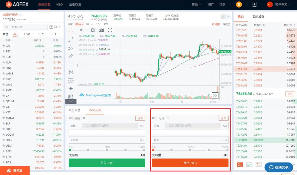 2022AOFEX买卖所买卖交易币，2022币币买卖教程-第9张图片-昕阳网