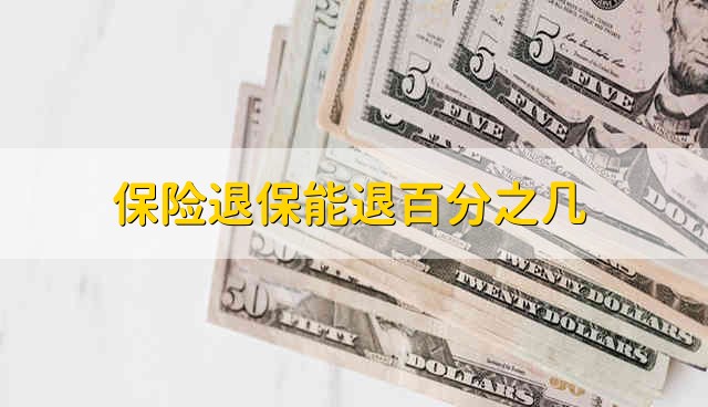 买保险后要退保能退多少份额 保险退保可以退多少钱？-第1张图片-昕阳网