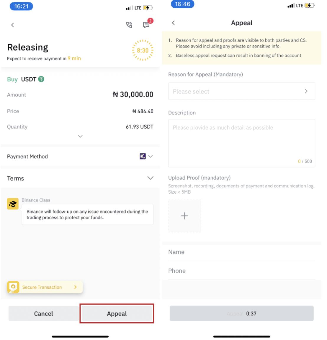 如何通过Web和移动应用程序在Binance P2P上购买加密货币-第25张图片-昕阳网