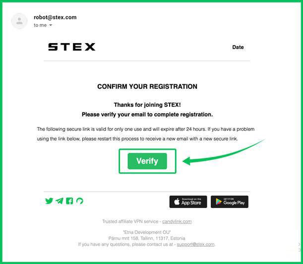 2022STEX交易所怎样充币？STEX交易所注册、充值、提现全操作指南-第8张图片-昕阳网