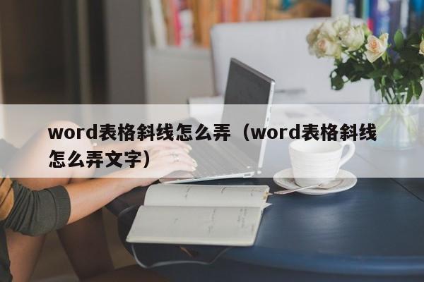 word表格斜线怎么弄（word表格斜线怎么弄文字）-第1张图片-昕阳网