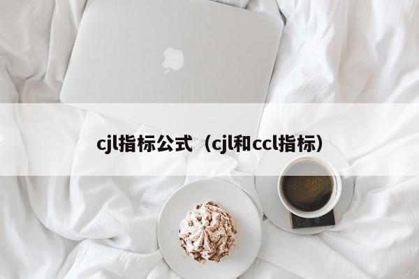 cjl指标公式（cjl和ccl指标）-第1张图片-昕阳网