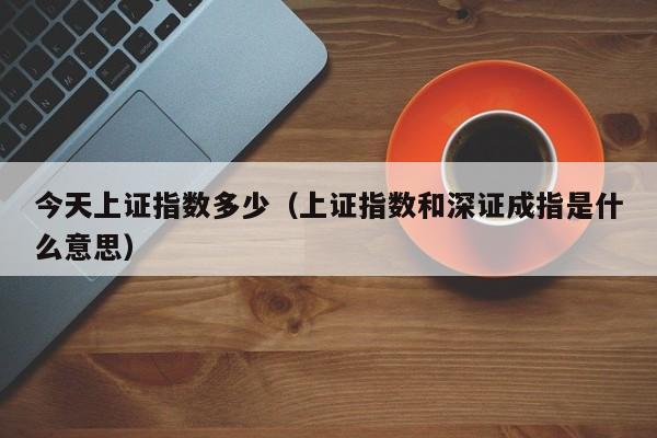 今天上证指数多少（上证指数和深证成指是什么意思）-第1张图片-昕阳网