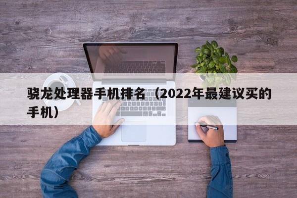 骁龙处理器手机排名（2022年最建议买的手机）-第1张图片-昕阳网