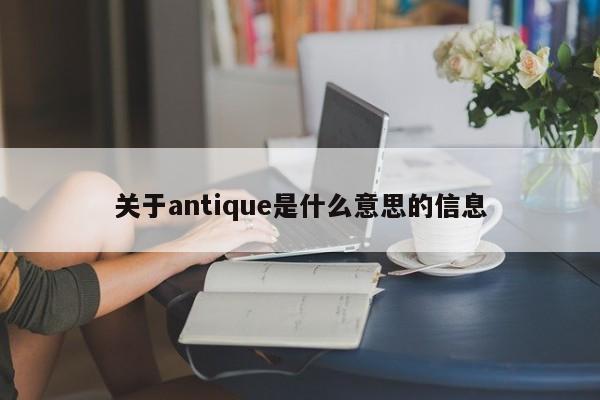 关于antique是什么意思的信息-第1张图片-昕阳网