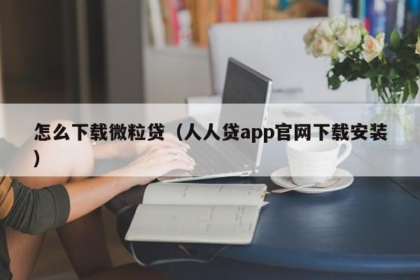 怎么下载微粒贷（人人贷app官网下载安装）-第1张图片-昕阳网