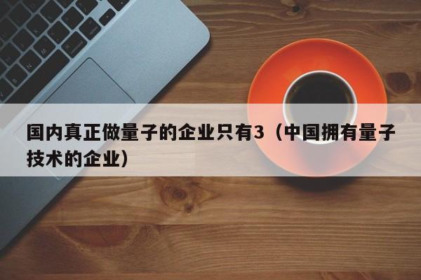 国内真正做量子的企业只有3（中国拥有量子技术的企业）-第1张图片-昕阳网