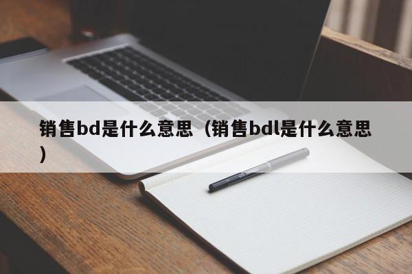 销售bd是什么意思（销售bdl是什么意思）-第1张图片-昕阳网