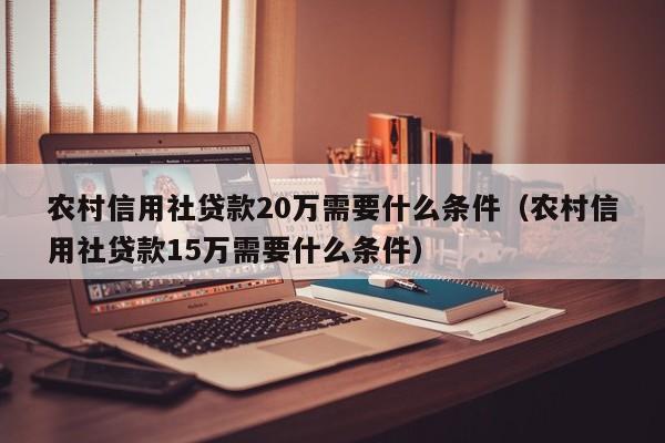 农村信用社贷款20万需要什么条件（农村信用社贷款15万需要什么条件）-第1张图片-昕阳网