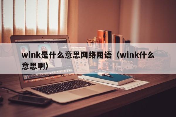 wink是什么意思网络用语（wink什么意思啊）-第1张图片-昕阳网