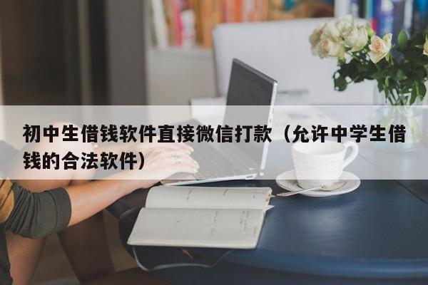 初中生借钱软件直接微信打款（允许中学生借钱的合法软件）-第1张图片-昕阳网