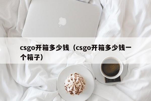 csgo开箱多少钱（csgo开箱多少钱一个箱子）-第1张图片-昕阳网